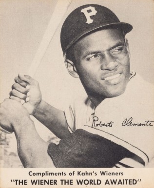 1957 Kahn's Wieners Roberto Clemente #5 Baseball Card