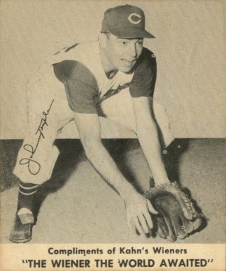 1957 Kahn's Wieners Johnny Temple # Baseball Card