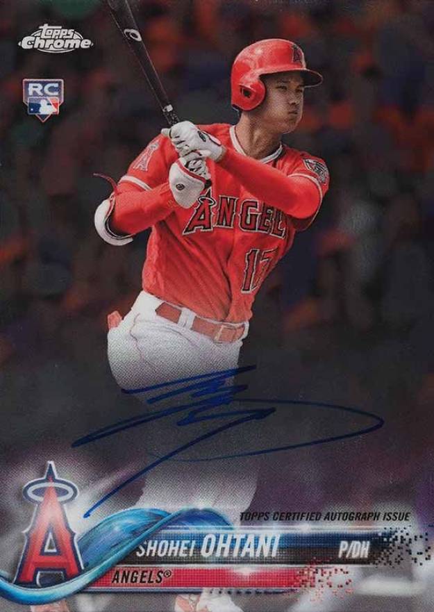 2018 Topps Chrome Employee Exclusive Autograph Shohei Ohtani #2018 Baseball Card