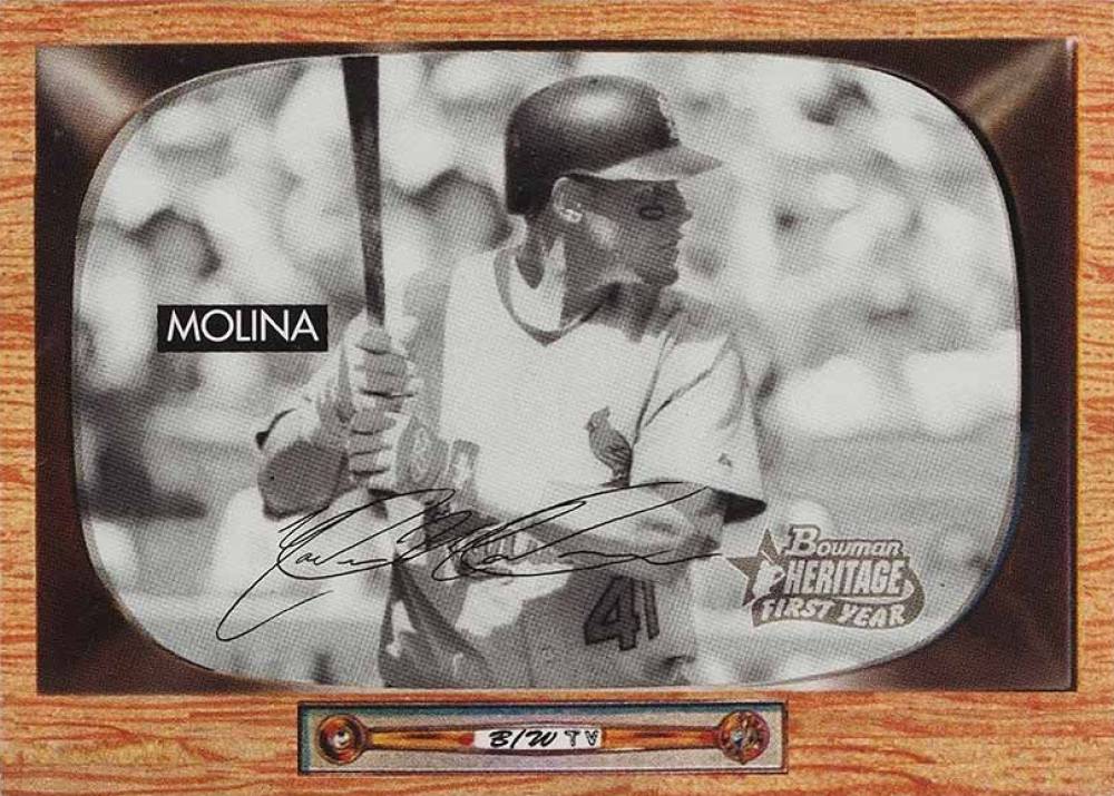 2004 Bowman Heritage Yadier Molina #30 Baseball Card