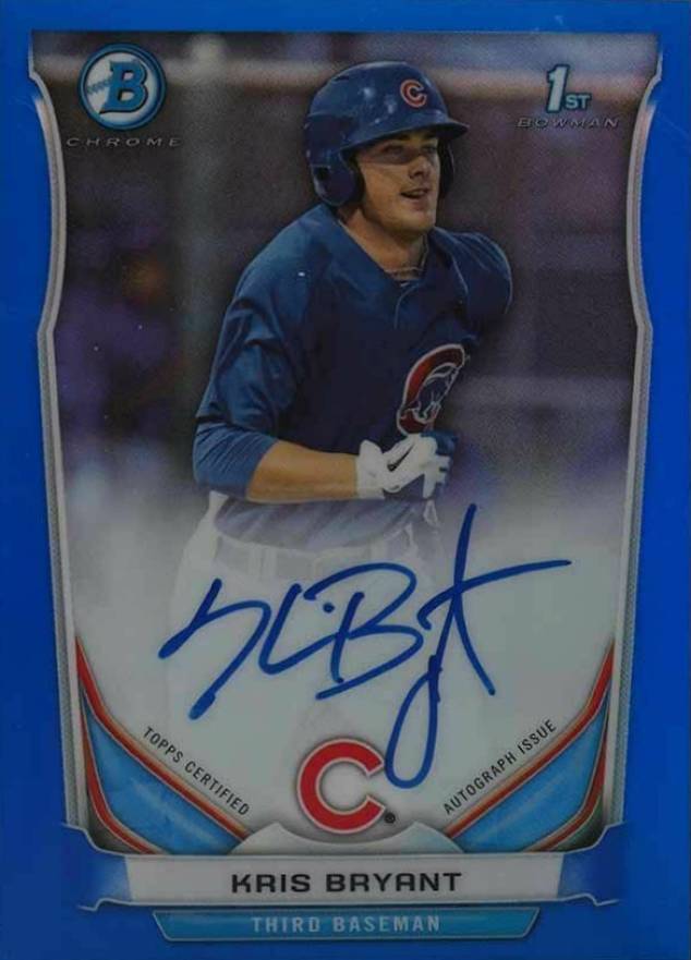 2014 Bowman Prospect Autograph Kris Bryant #KB Baseball Card