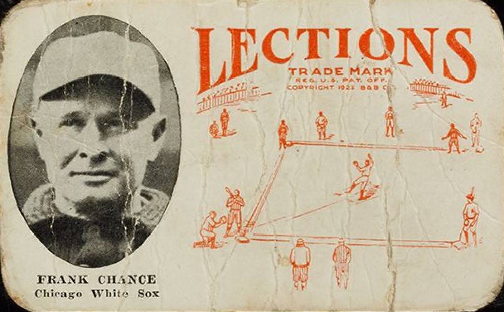 1923 Lections Frank Chance # Baseball Card