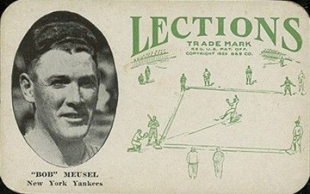 1923 Lections Bob Meusel # Baseball Card