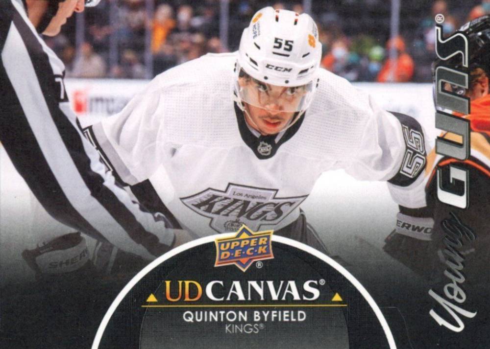 2021 Upper Deck Canvas Quinton Byfield #C91 Hockey Card