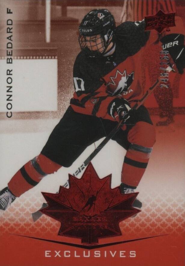 2021 Upper Deck Team Canada Juniors Connor Bedard #41 Hockey Card