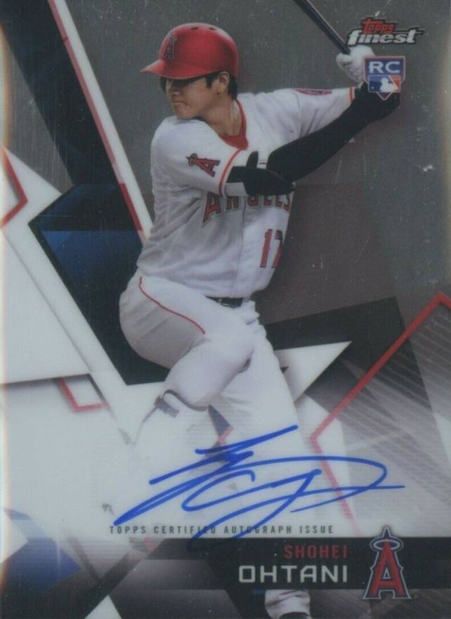 2018 Finest Autographs Shohei Ohtani #FA-SO Baseball Card