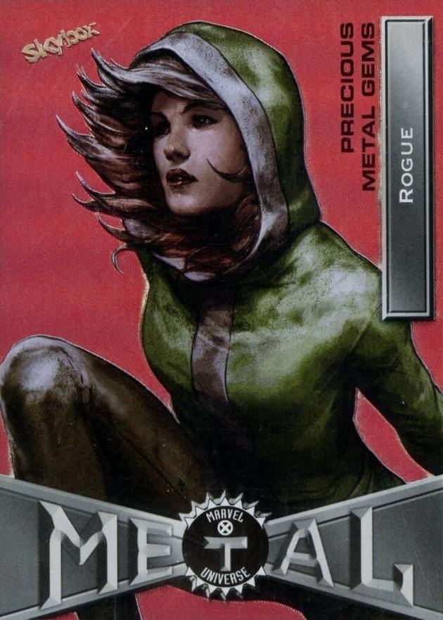 2021 Upper Deck Marvel X-Men Metal Universe Rogue #56 Non-Sports Card