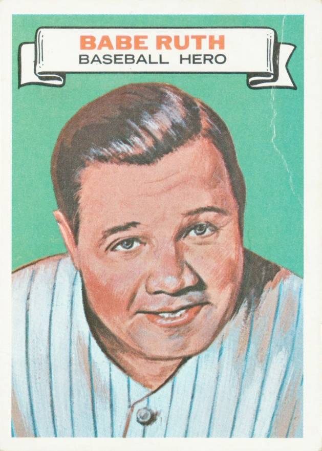 1967 Topps Who Am I? RE-Issue Babe Ruth #12 Baseball Card