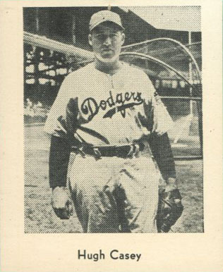 1947 Sports Exchange Mini Hugh Casey #6 Baseball Card