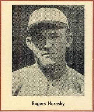 1947 Sports Exchange Mini Rogers Hornsby #50 Baseball Card