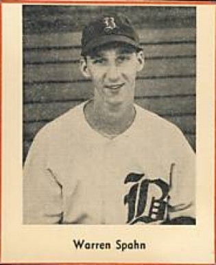 1947 Sports Exchange Mini Warren Spahn #68 Baseball Card