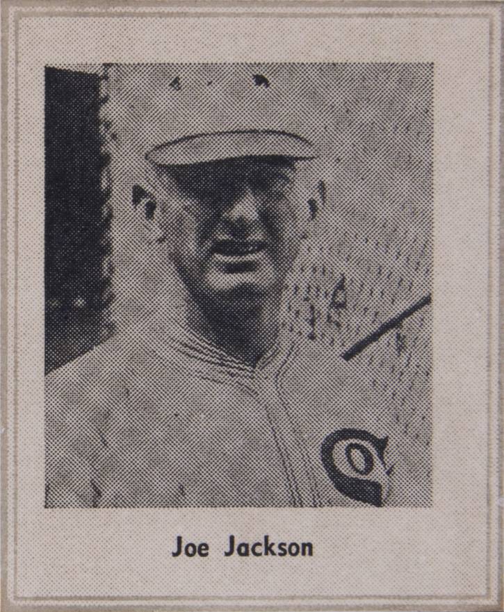 1947 Sports Exchange Baseball Miniatures-Hand Cut Joe Jackson # Baseball Card