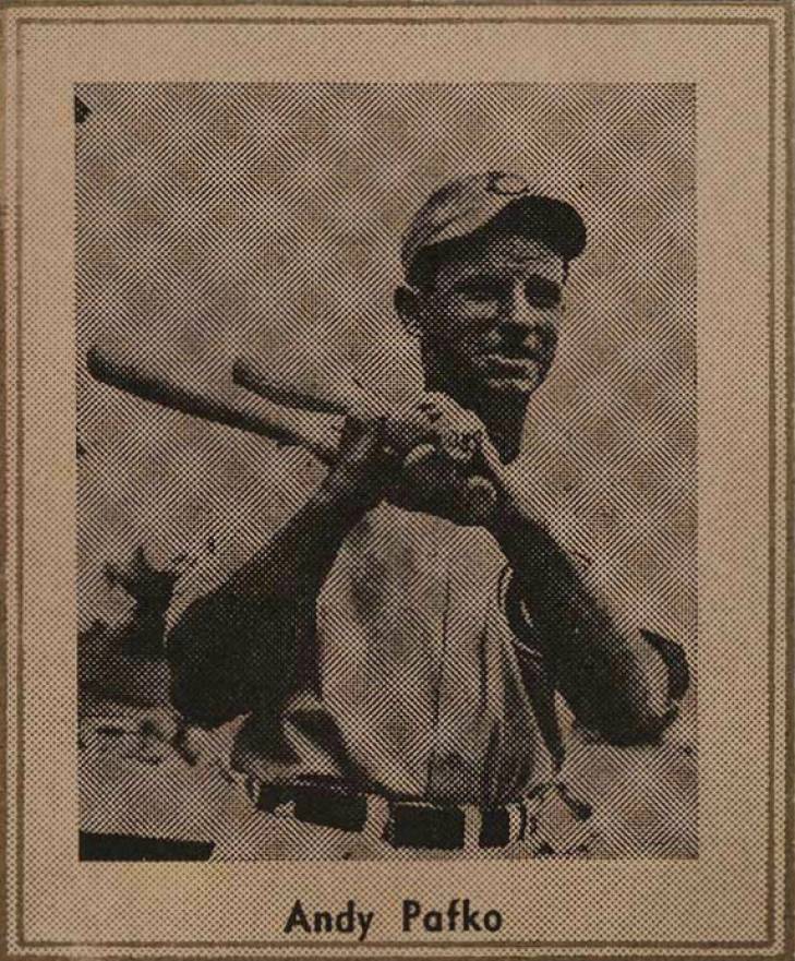 1947 Sports Exchange Baseball Miniatures-Hand Cut Andy Pafko # Baseball Card