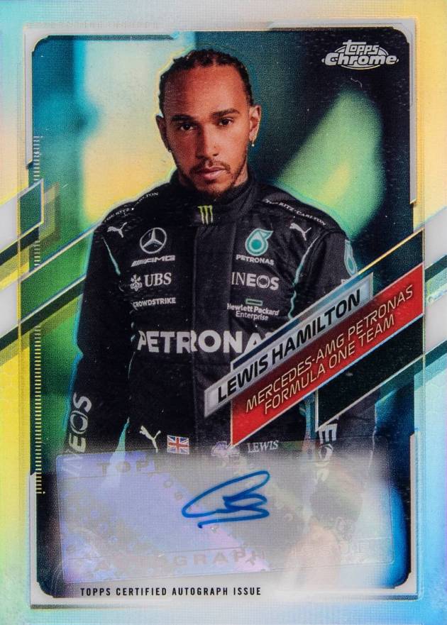 2021 Topps Chrome Formula 1 Autographs Lewis Hamilton #CALH Boxing & Other Card