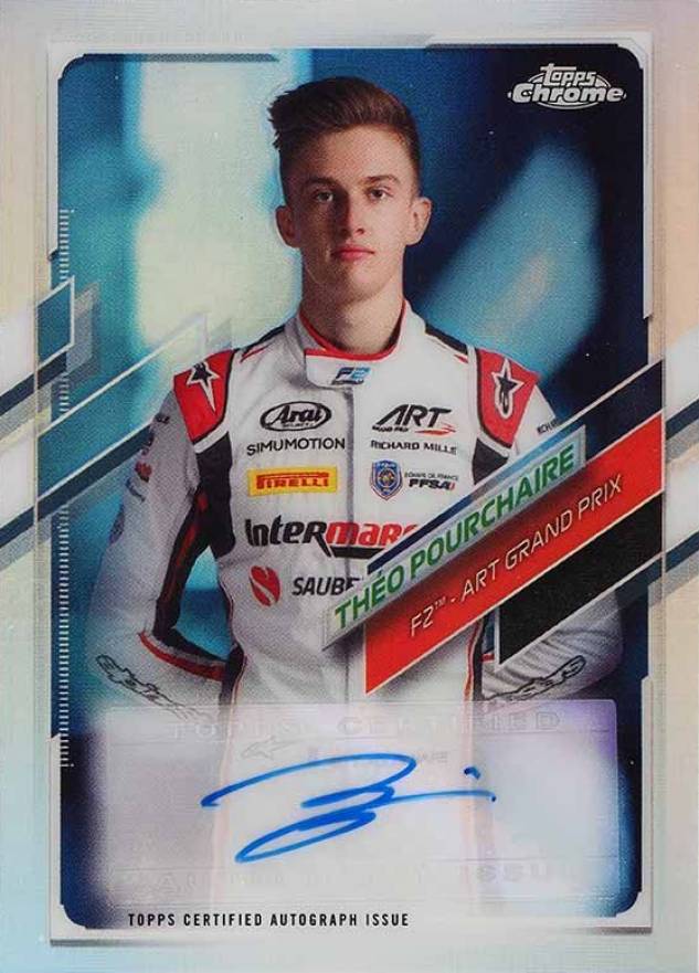 2021 Topps Chrome Formula 1 Autographs Theo Pourchaire #CATP Other Sports Card