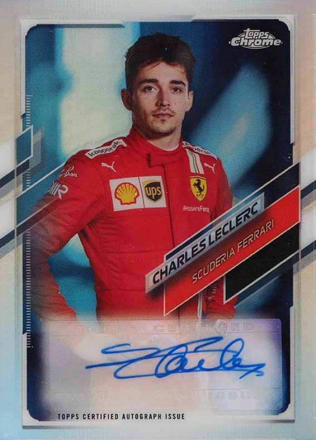 2021 Topps Chrome Formula 1 Autographs Charles Leclerc #CACL Other Sports Card