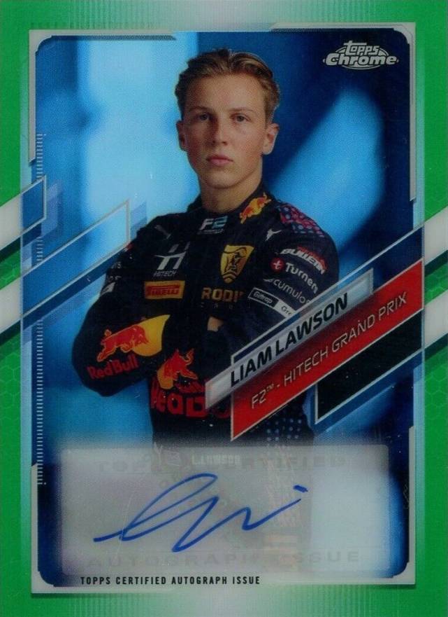 2021 Topps Chrome Formula 1 Autographs Liam Lawson #CALL Other Sports Card