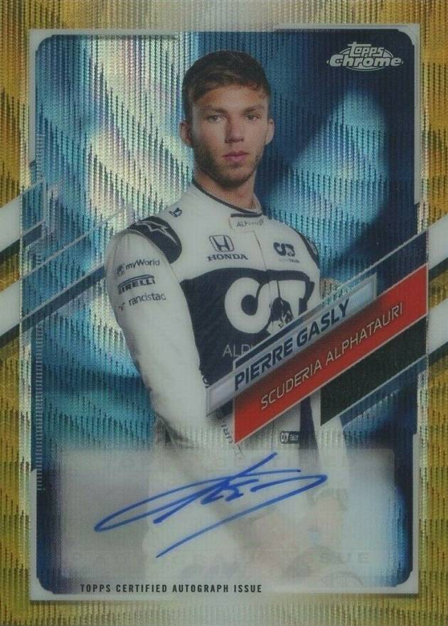 2021 Topps Chrome Formula 1 Autographs Pierre Gasly #CAPG Other Sports Card