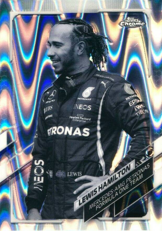2021 Topps Chrome Formula 1 Lewis Hamilton #40 Other Sports Card