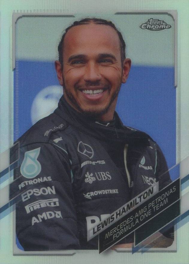 2021 Topps Chrome Formula 1 Lewis Hamilton #50 Other Sports Card