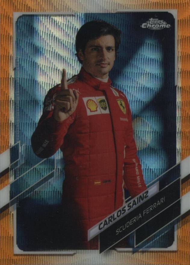 2021 Topps Chrome Formula 1 Carlos Sainz #12 Other Sports Card