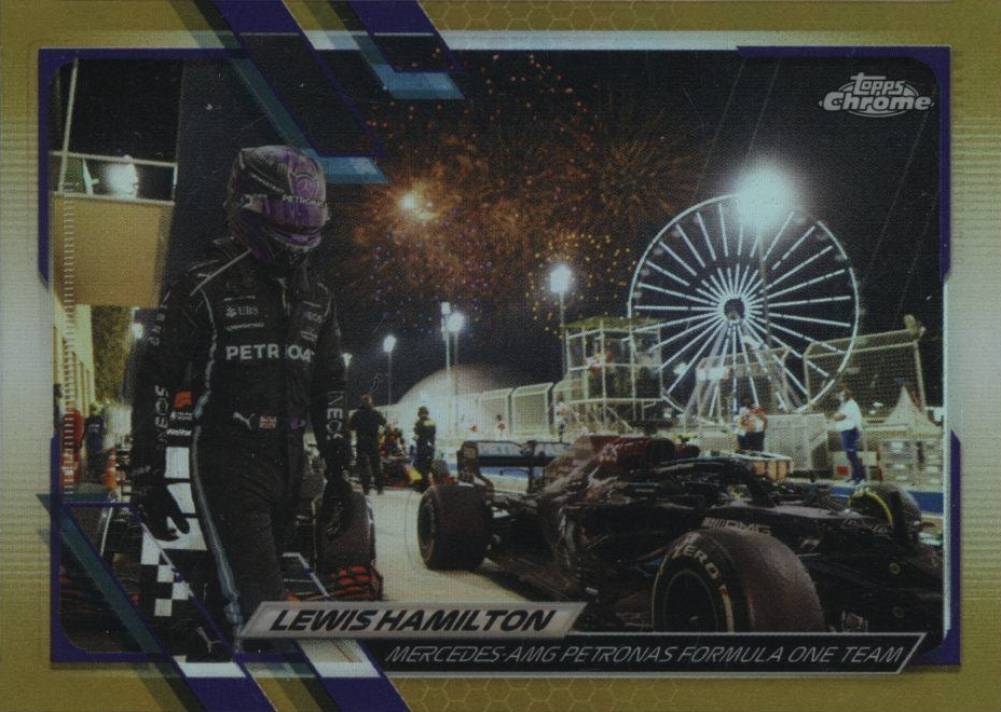 2021 Topps Chrome Formula 1 Lewis Hamilton #56 Other Sports Card