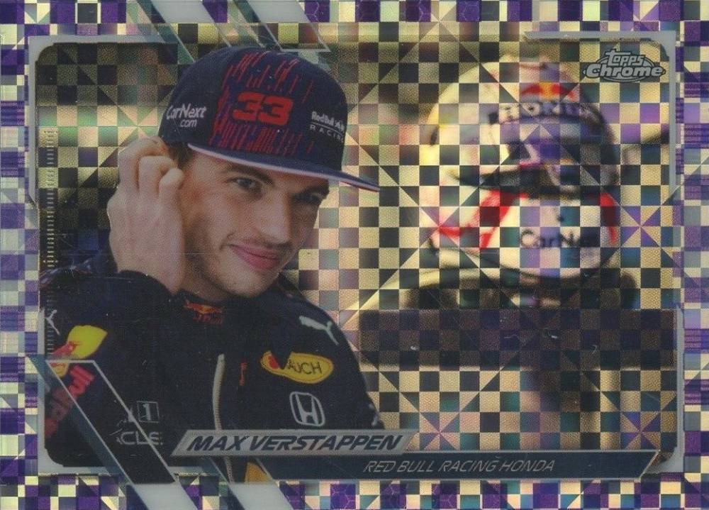 2021 Topps Chrome Formula 1 Max Verstappen #43 Other Sports Card