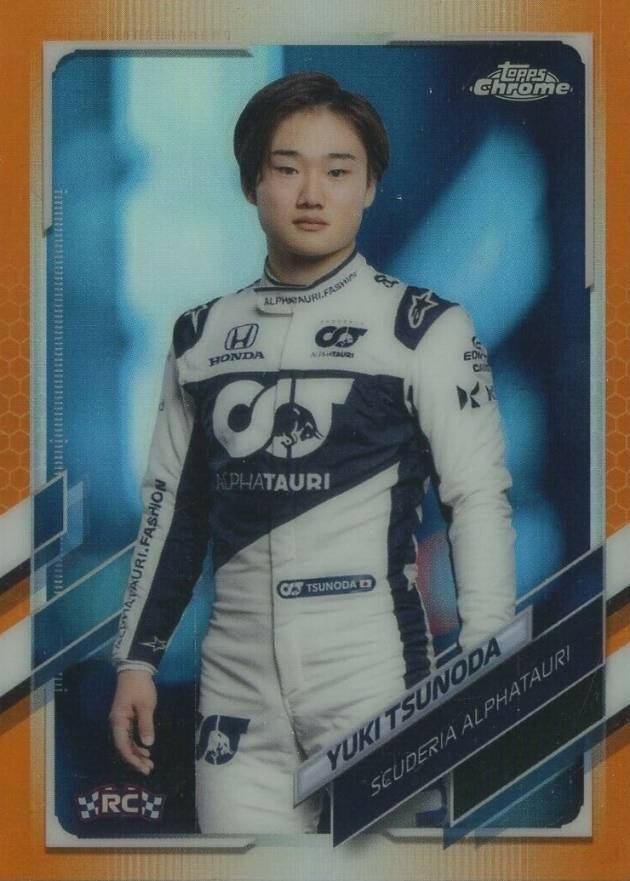 2021 Topps Chrome Formula 1 Yuki Tsunoda #14 Other Sports Card