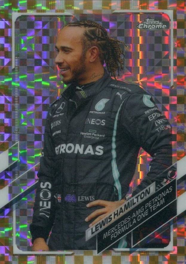 2021 Topps Chrome Formula 1 Lewis Hamilton #40 Other Sports Card