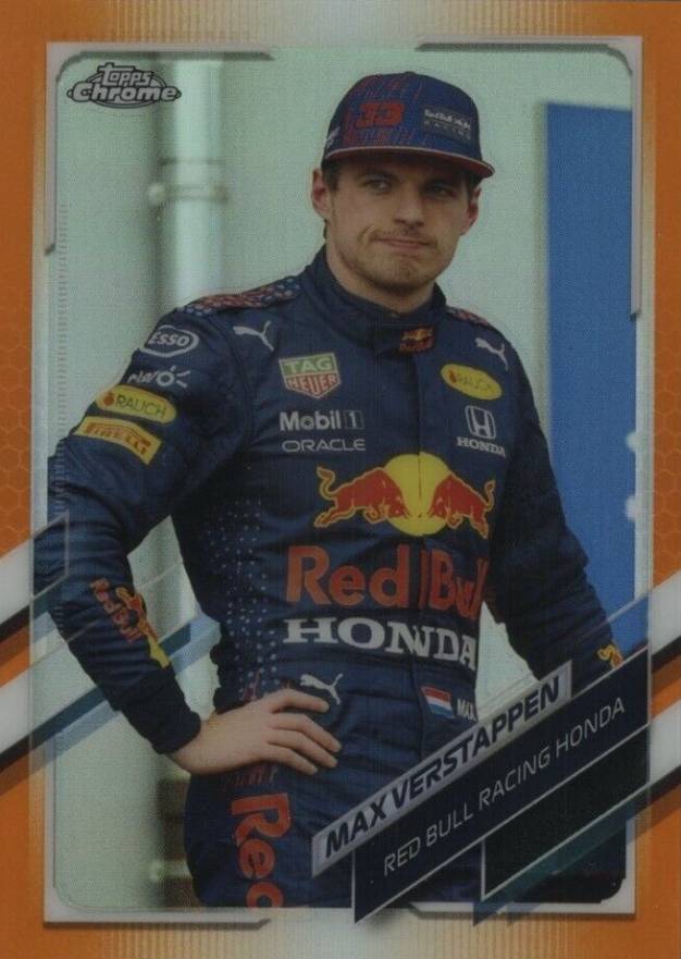 2021 Topps Chrome Formula 1 Max Verstappen #55 Other Sports Card