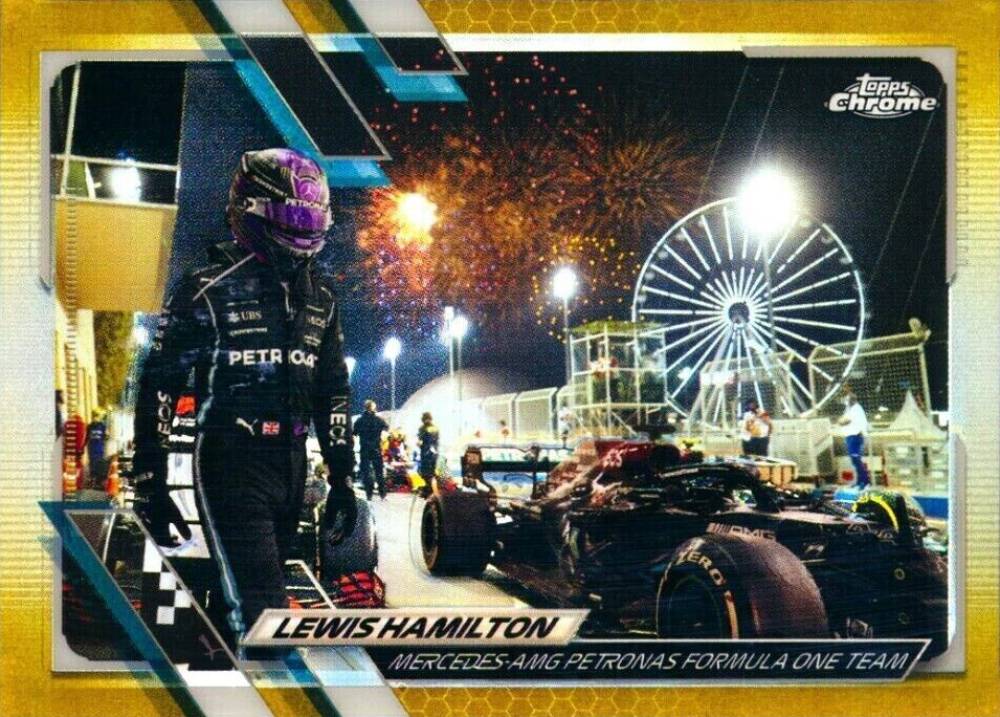 2021 Topps Chrome Formula 1 Lewis Hamilton #56 Other Sports Card
