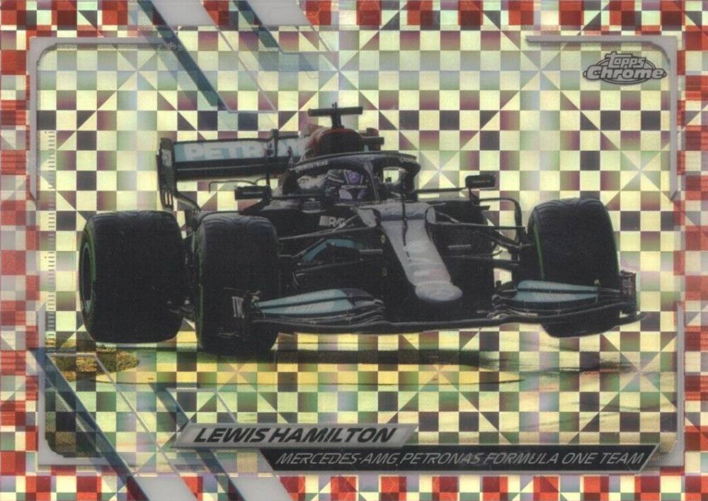 2021 Topps Chrome Formula 1 Lewis Hamilton #96 Other Sports Card