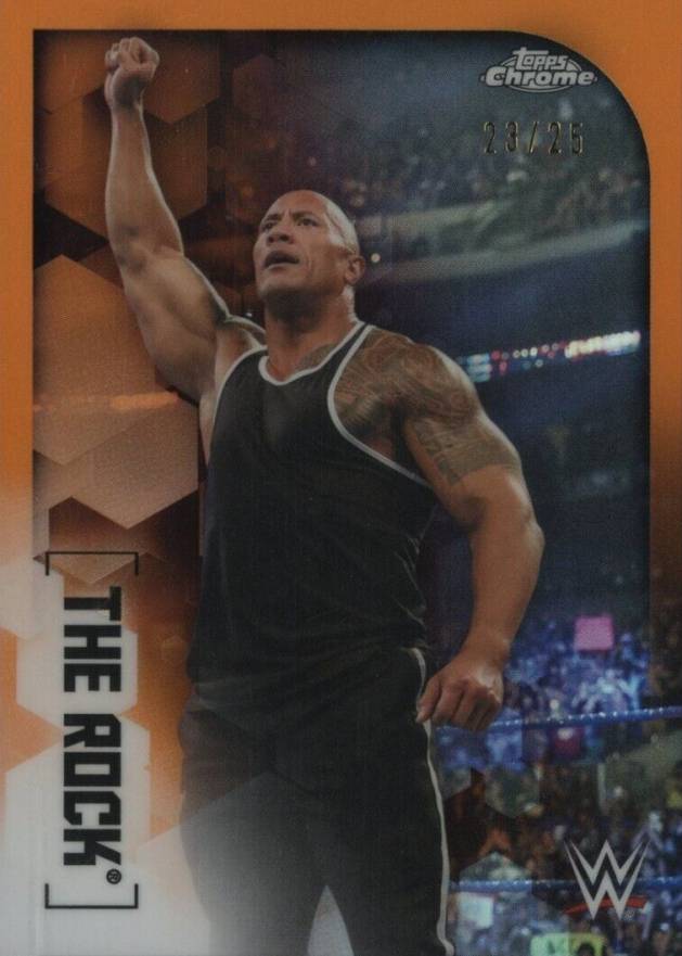 2020 Topps WWE Chrome Dwayne Johnson #64 Other Sports Card