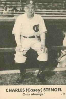 1946 Remar Bread Oakland Oaks Casey Stengel #10 Baseball Card