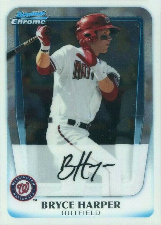 2011 Bowman Chrome Prospects Bryce Harper #BCP1 Baseball Card