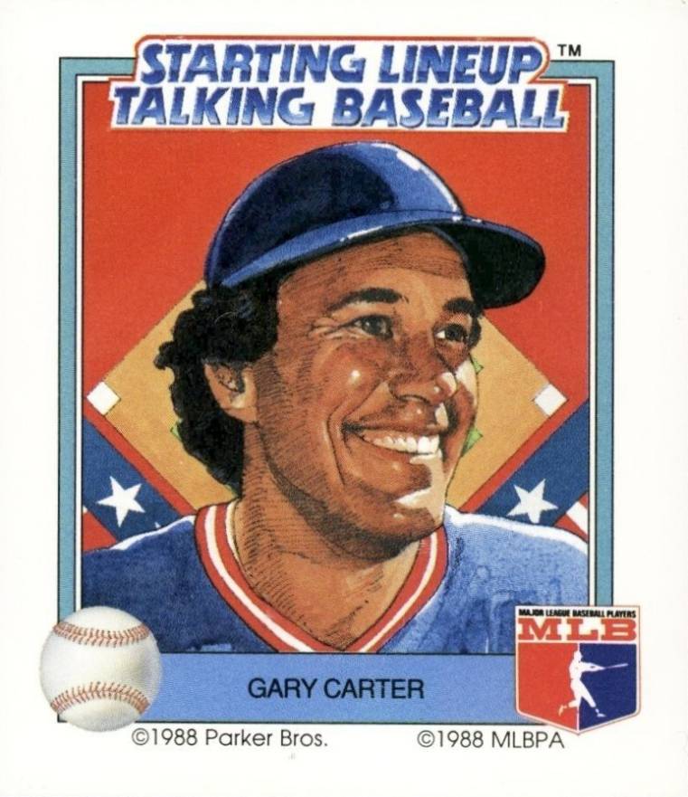 1988 Starting Line Up Talking Baseball Team Set Gary Carter # Baseball Card