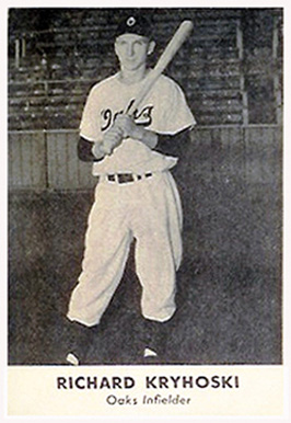 1949 Remar Bread Oakland Oaks Richard Kryhoski # Baseball Card