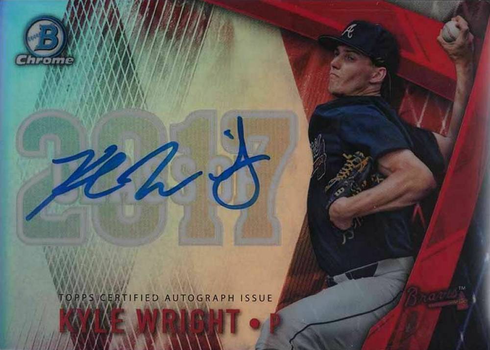 2017 Bowman Draft Class of 2017 Autographs Kyle Wright #KW Baseball Card