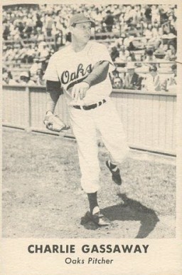1950 Remar Bread Oakland Oaks Charlie Gassaway #7 Baseball Card