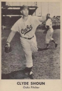 1950 Remar Bread Oakland Oaks Clyde Shoun # Baseball Card