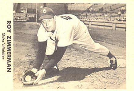1950 Remar Bread Oakland Oaks Roy Zimmerman #27 Baseball Card