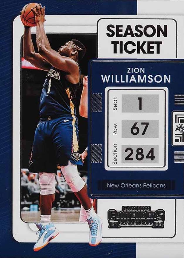 2021 Panini Contenders Zion Williamson #35 Basketball Card