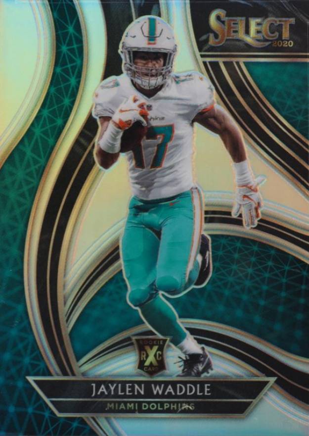 2020 Panini Select 2021 XRC Prizm Redemption Jaylen Waddle #412 Football Card
