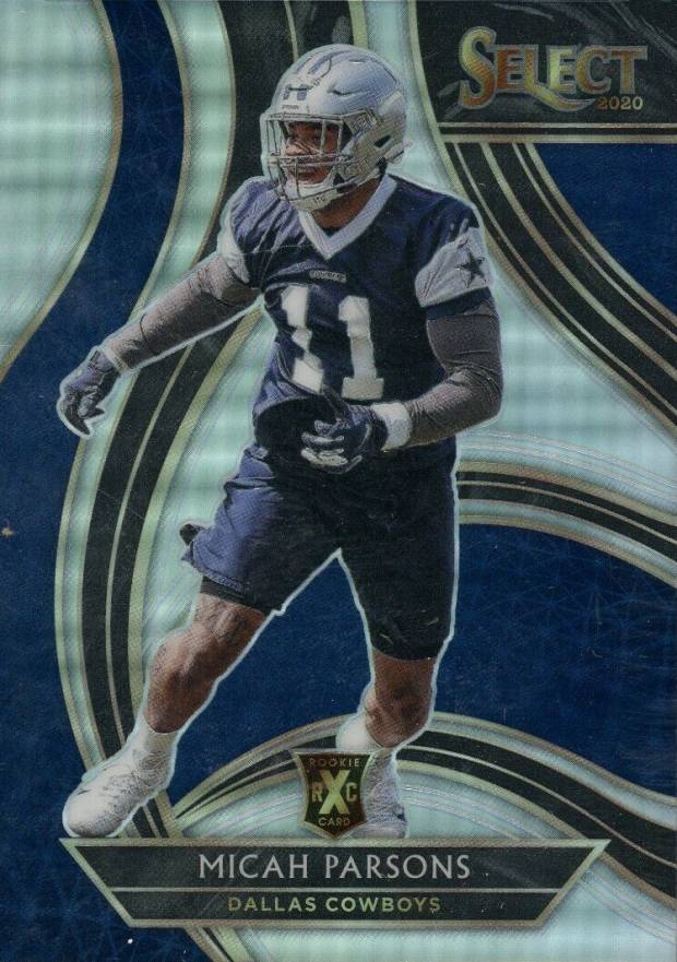 2020 Panini Select 2021 XRC Prizm Redemption Micah Parsons #420 Football Card