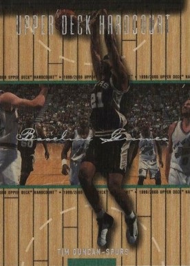 1999 Upper Deck Hardcourt Tim Duncan #48 Basketball Card