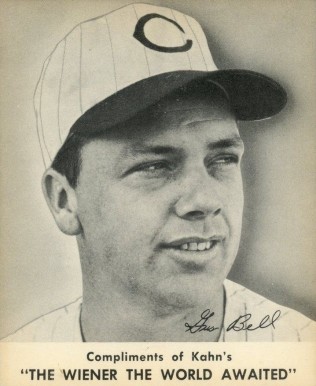 1959 Kahn's Wieners Gus Bell # Baseball Card