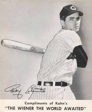 1959 Kahn's Wieners Rocky Colavito # Baseball Card