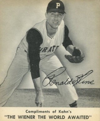 1959 Kahn's Wieners Ron Kline # Baseball Card