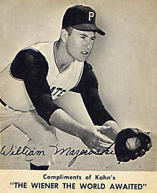 1959 Kahn's Wieners Bill Mazeroski # Baseball Card