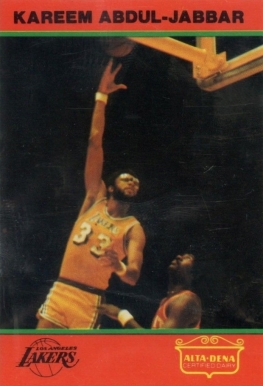 1979 Lakers/Kings Alta-Dena Kareem Abdul-Jabbar #KAJ Basketball Card